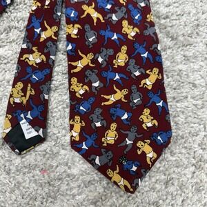 Vicky Davis tie Necktie silk "oh baby" 3.75" x 58"